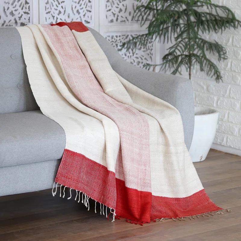 Novica Handmade Heated Throw Blanket