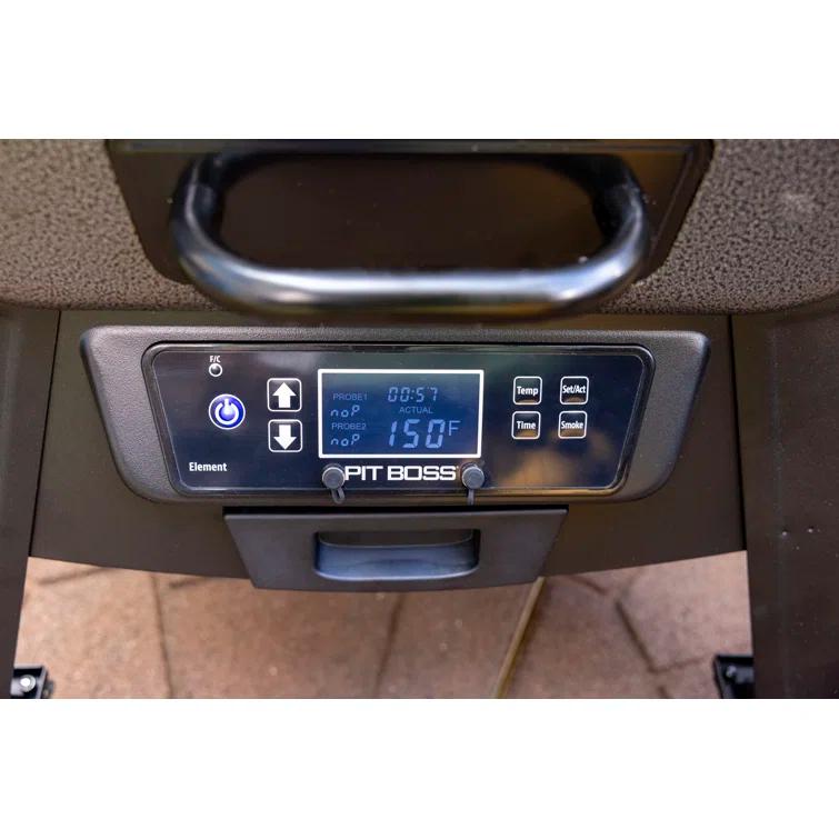 Pit Boss Pit Boss 3-Series Electric Vertical Smoker, Silver Hammertone