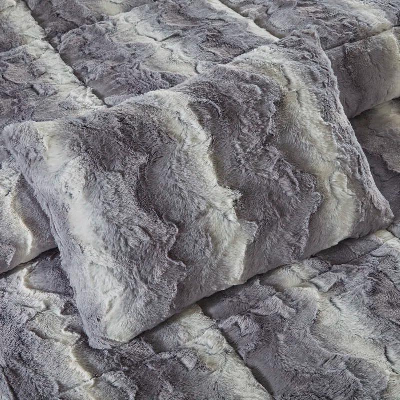 Madison Park Zuri Faux Fur Comforter Set & Reviews | Wayfair