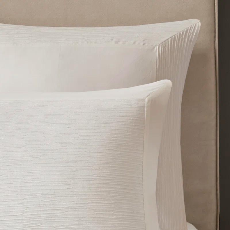 N Natori N Natori Hanae Cotton Blend Yarn Dyed Comforter Set