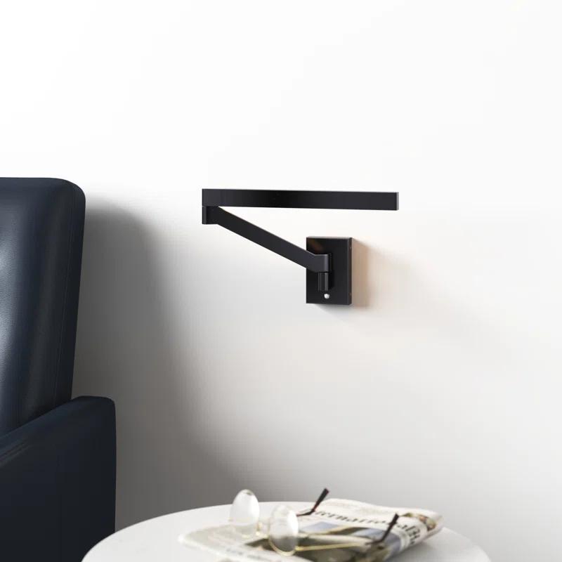 Joziah Single Light Aluminum Dimmable LED Swing Arm Sconce