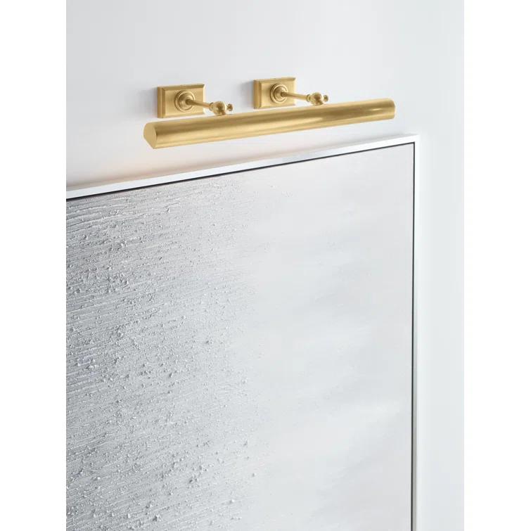 Antique Brass 24" Dimmable Electric Wall Light