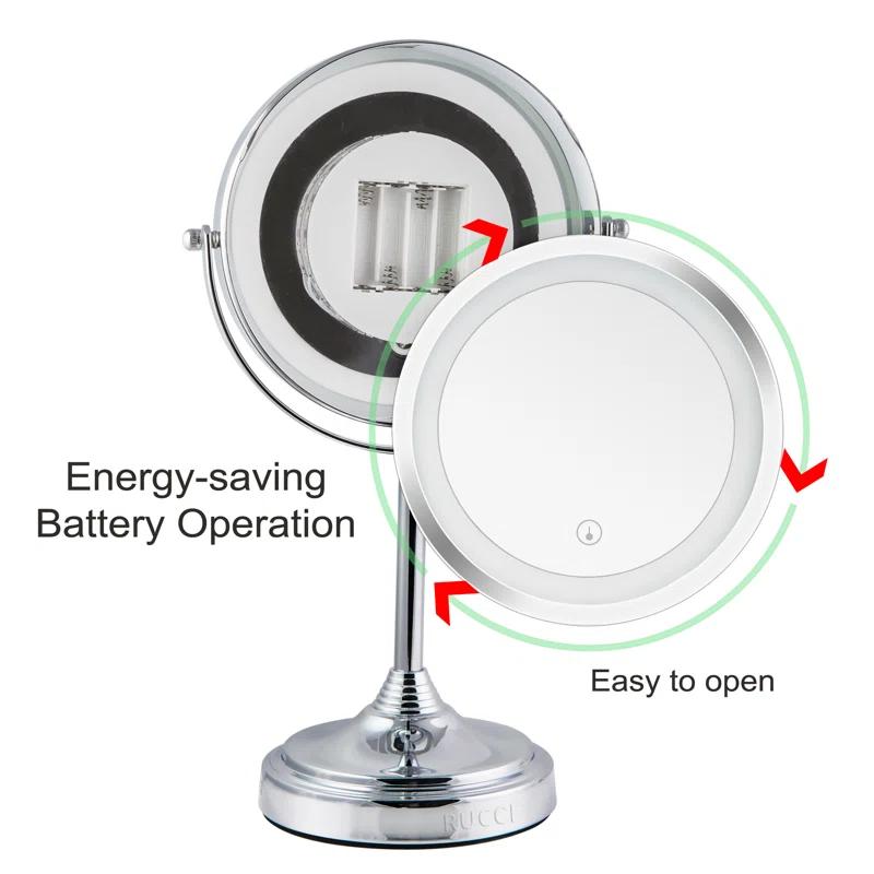Metal Flat LED Mirror