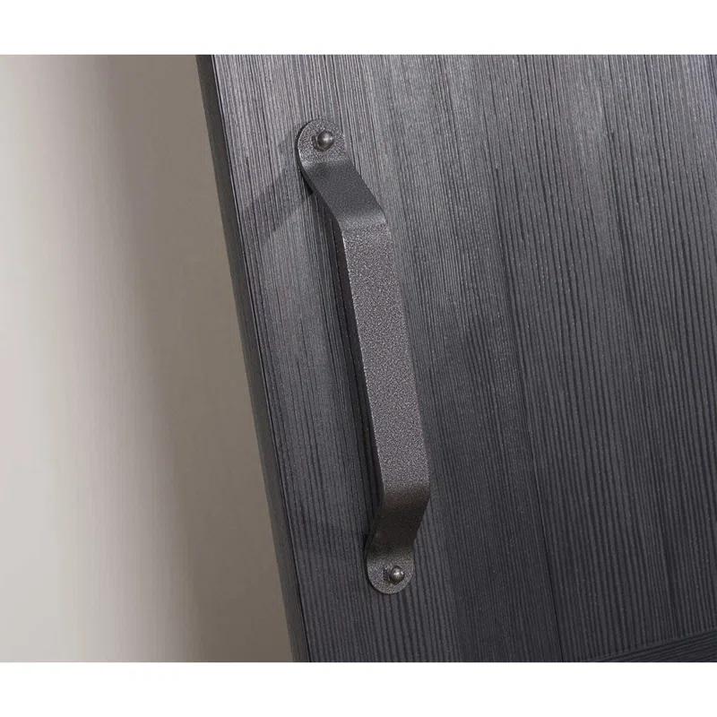 LTL Home Products Millbrooke 84'' Hollow Paneled with Installation Hardware Kit Barn Door