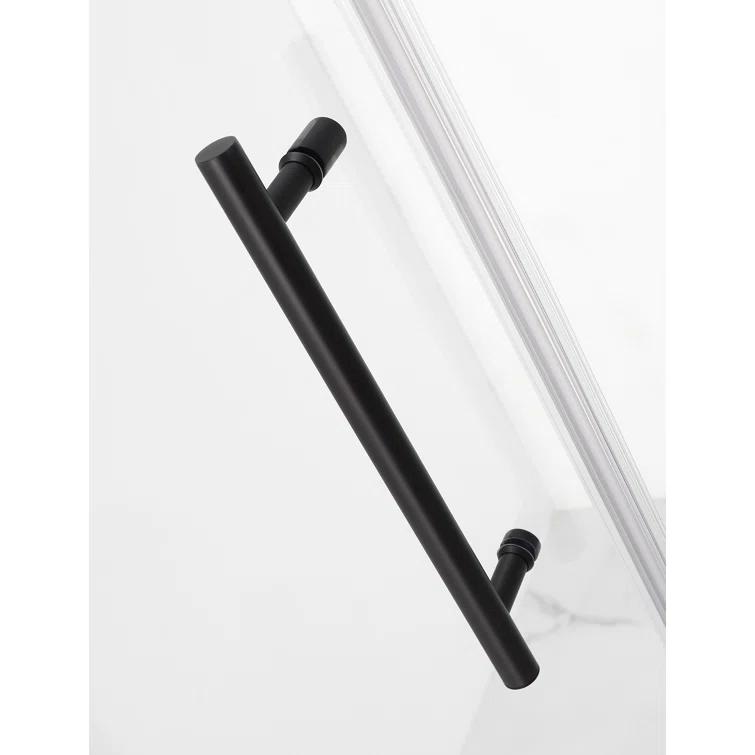 Aston Bromley GS Frameless 39" x 72" Rectangle Hinged Shower Enclosure SEN962EZ-MB-392530-10
