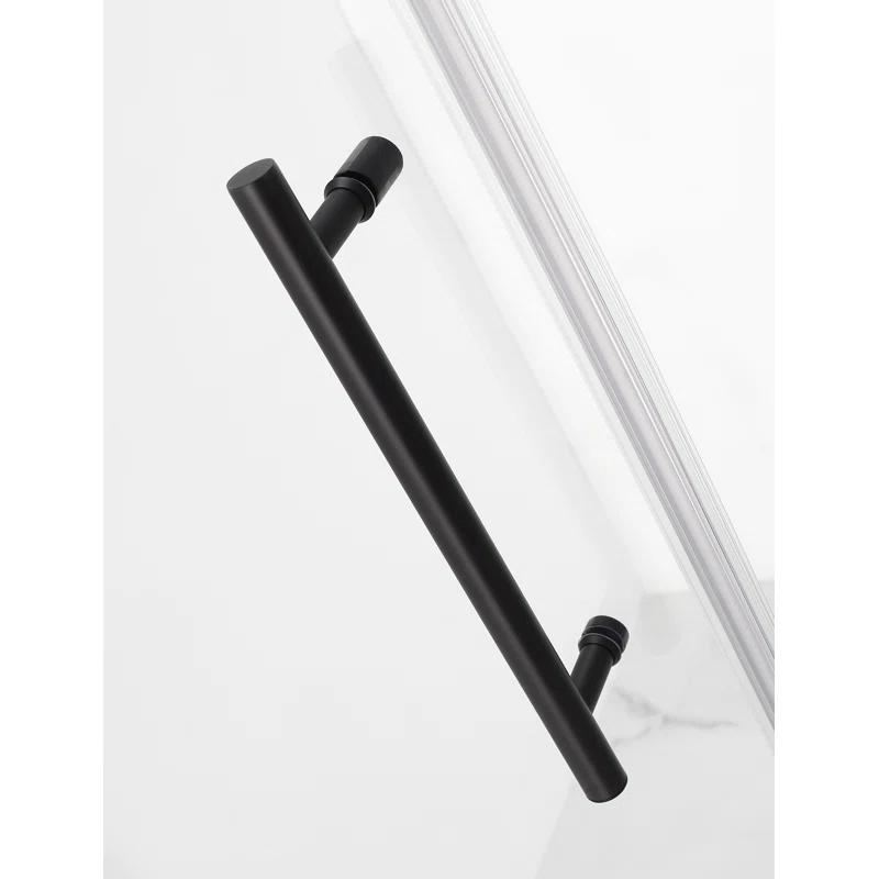 Aston Bromley 30 x 72" Rectangle Hinged Shower Enclosure SEN967EZ-MB-703830-10