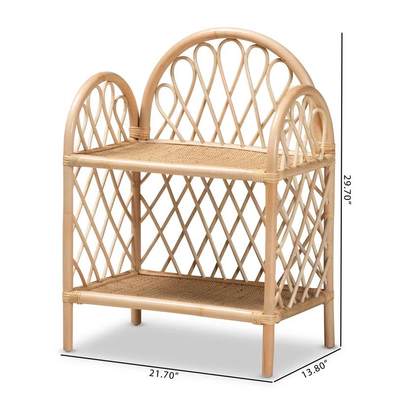 Bayou Breeze 29.7'' Tall Rattan End Table