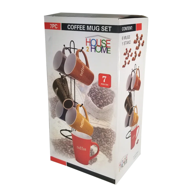 House 2 Home 6 Piece Coffee Mug Set