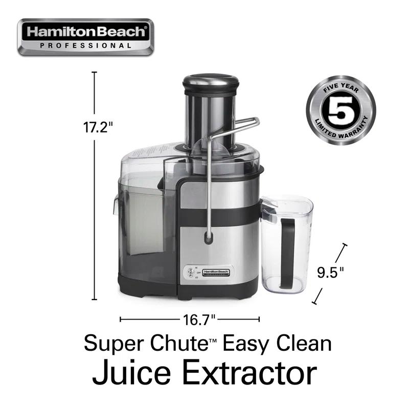 Hamilton Beach Hamilton Beach® Professional Super Chute Easy Clean Juice Extractor