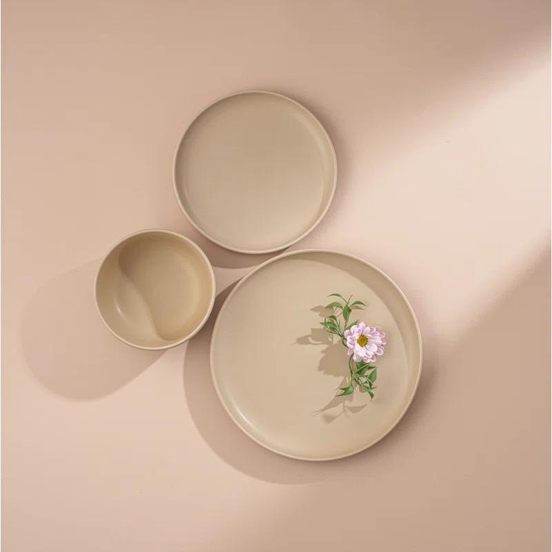 JoyJolt JoyJolt Mesa 6pc Stoneware 8" Salad plate set (Set of 6)