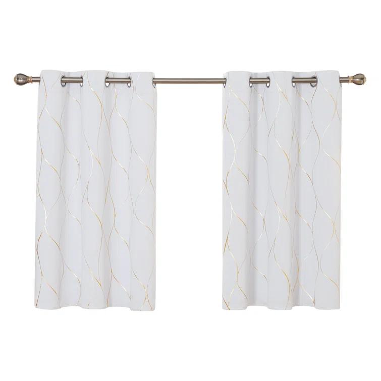 Everly Quinn Boulus Polyester Room Darkening Curtain Pair