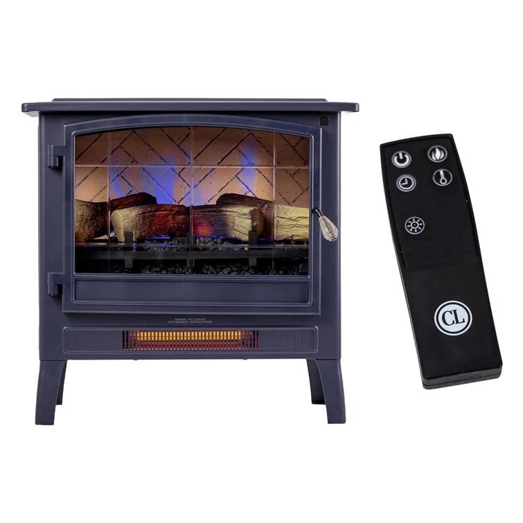 Country Living Smart Infrared Electric Fireplace Stove Heater, Alexa and Google Home Compatible