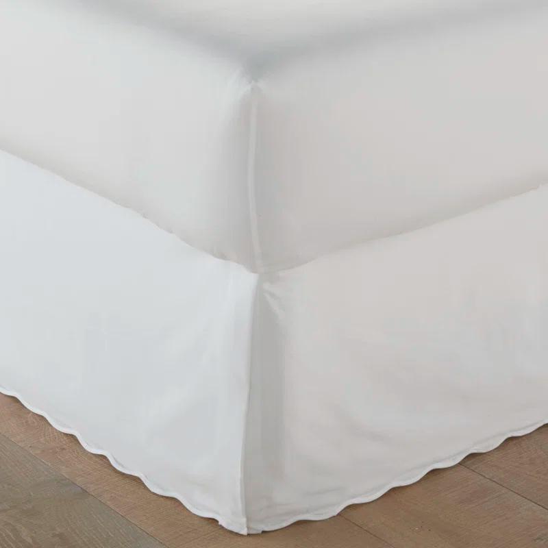 Stone Cottage Bedding Stone Cottage Solid Scalloped Cotton Bedskirt