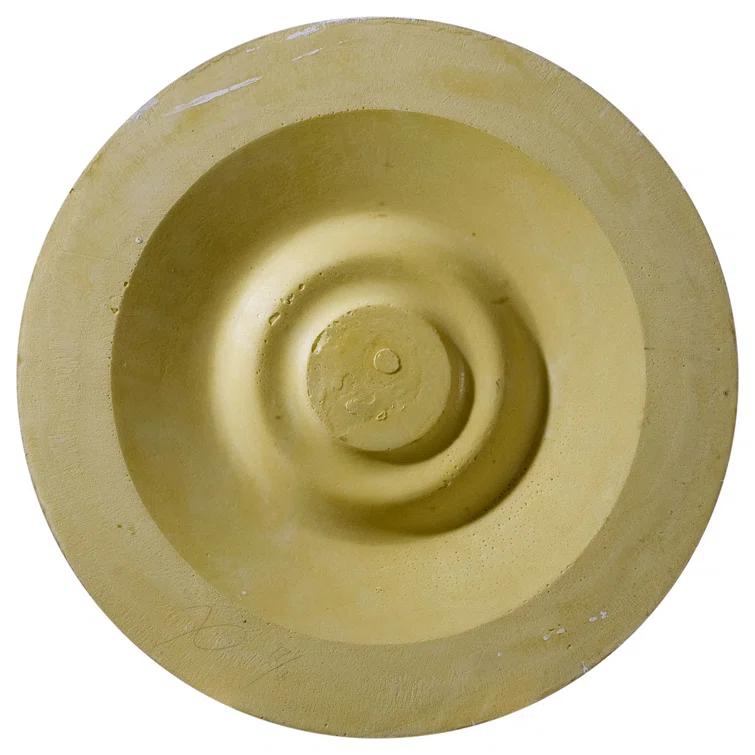 Ekena Millwork Endurathane Alexa Ceiling Medallion, 30 3/4"W x 21/14"H x 3 7/8"ID x 1 5/8"P (Fits Canopies up to 5 5/8"), Hand-Painted Pharaohs Gold Finish CM22BO