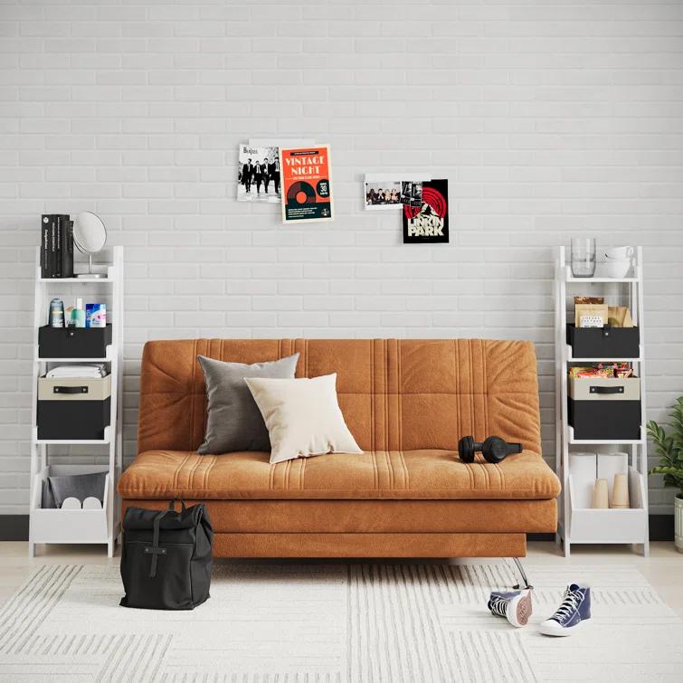 RiverRidge Home RiverRidge Kids 2pc 5" Fabric Collapsible Storage Cube Organizers for Playroom Organization (Set of 2)