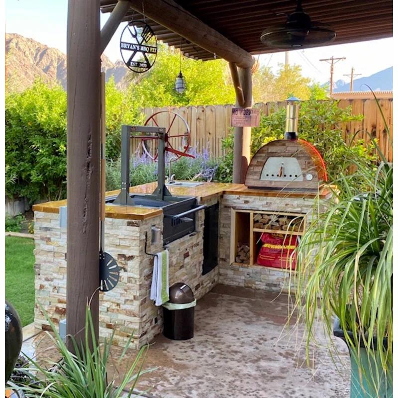 Authentic Pizza Ovens Authentic Pizza Ovens Stainless Steel Countertop Wood Burning Pizza Oven