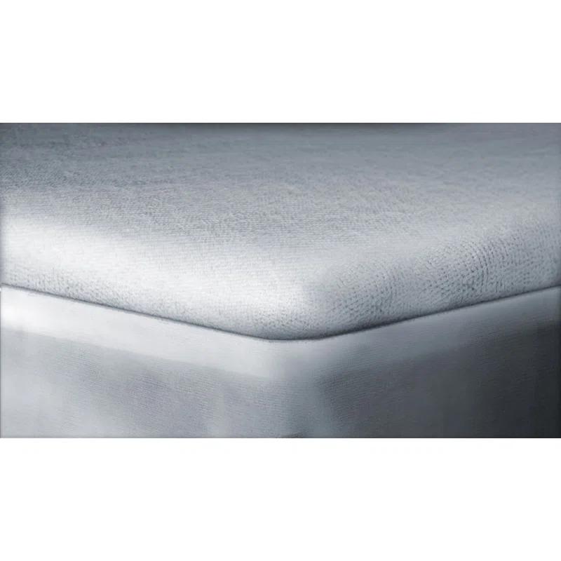 Hospitology Waterproof Hypoallergenic Dust Mite Proof Fitted Natural Cotton Mattress Protector
