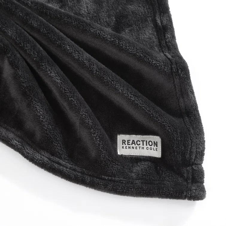 Kenneth Cole Kenneth Cole Reaction Solid Ultra Soft Plush Fleece Blanket