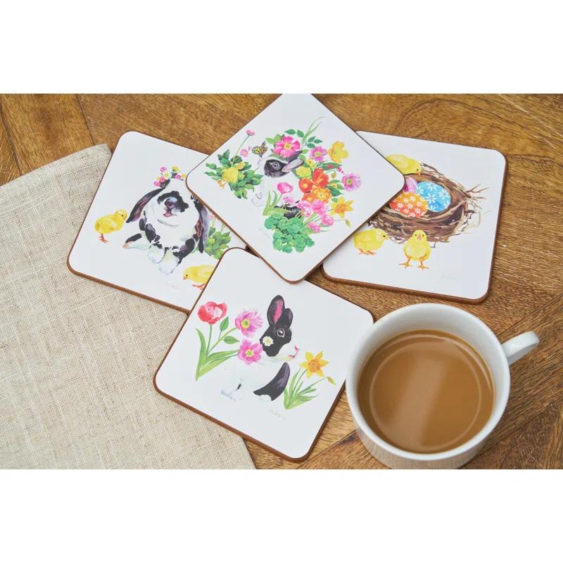 The Holiday Aisle® Easter Garden Coasters Set Of 4