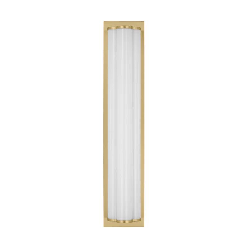 Freya Single Frosted Dimmable LED Vanity Light