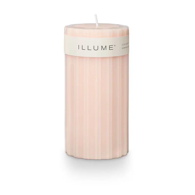Selin Coconut Milk Mango Pillar Candle