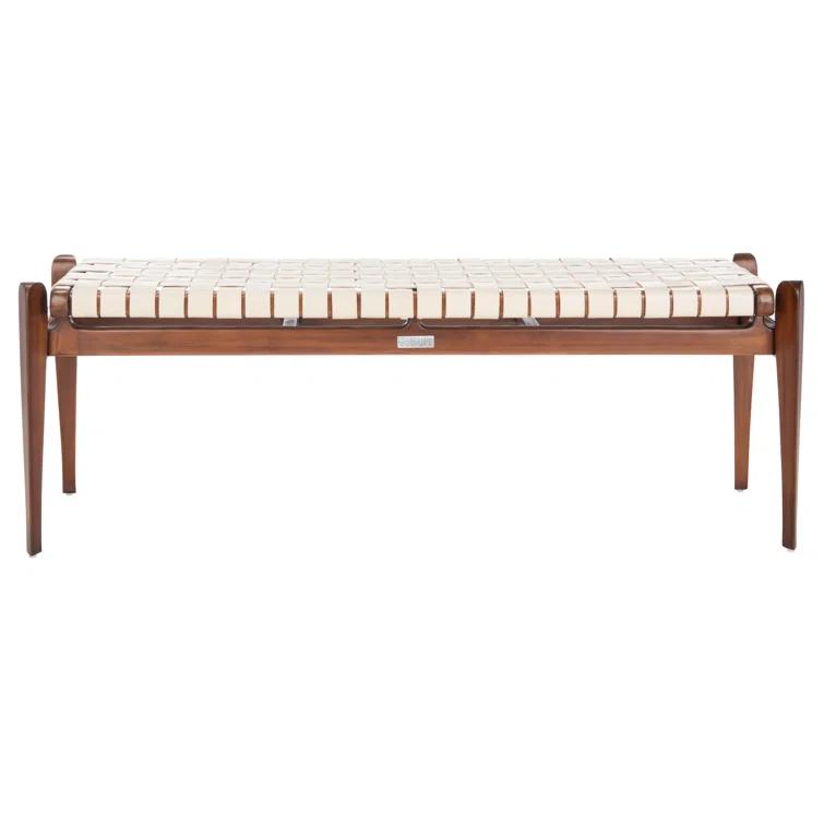 Kenan Genuine Leather Bench