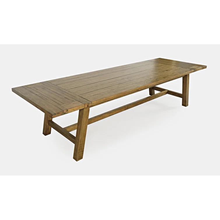 Millwood Pines Fahrettin Pine Solid Wood Dining Table