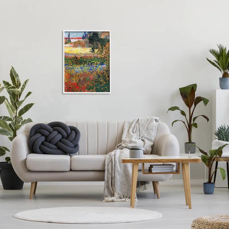 Stupell Industries " Flower Garden Van Gogh Vivid Painting " by One1000paintings Painting Print
