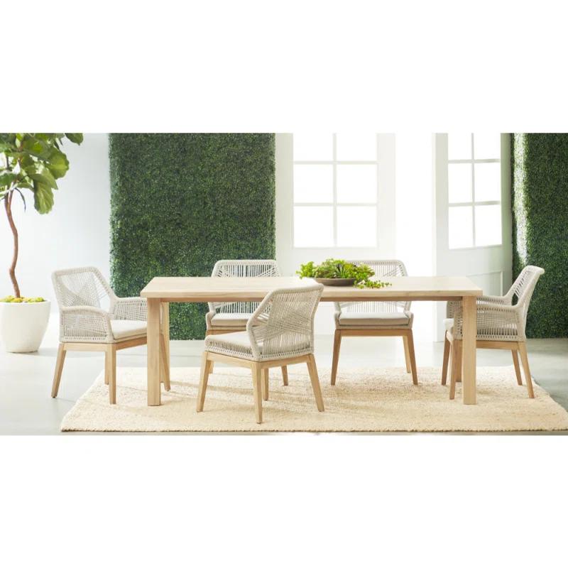 London Indoor / Outdoor Dining Arm Chair - Taupe