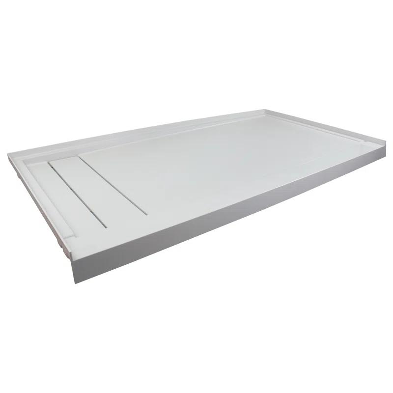 Transolid FLU6032L-39 60'' W 32'' D Rectangular Single Shower Base