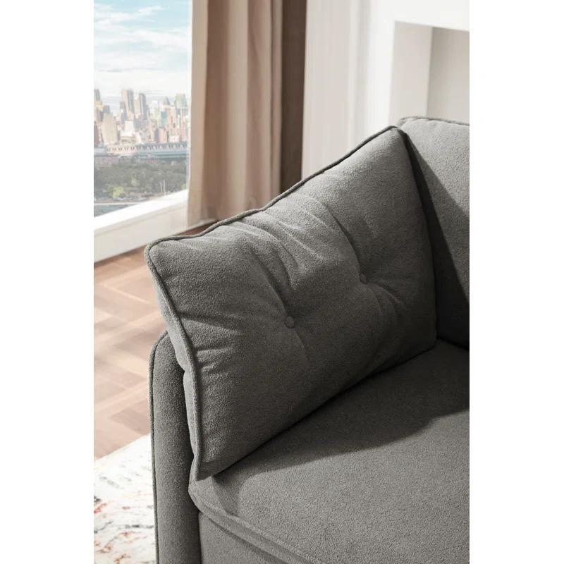 CHORLENIMI Modern Chenille Oversized Armchair | Wayfair