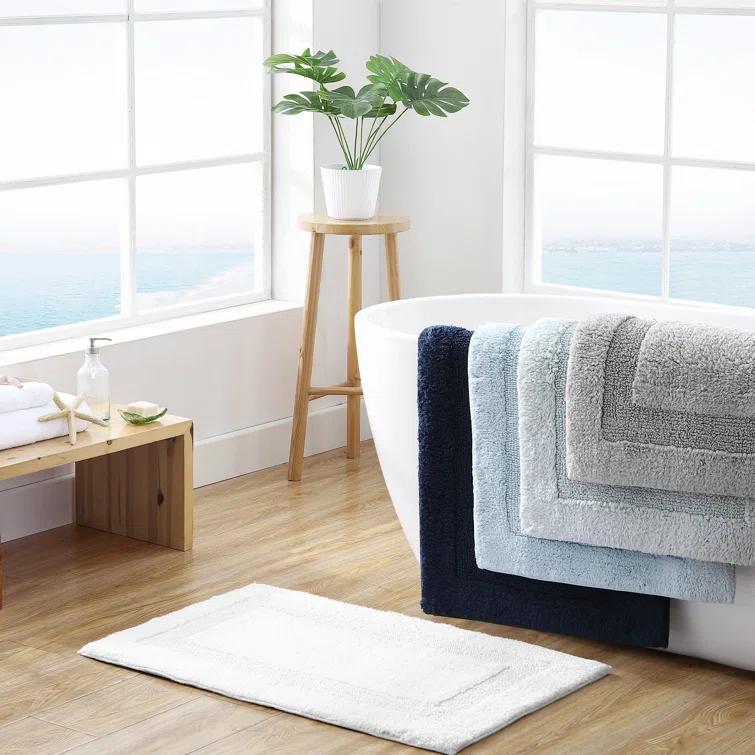 Tommy Bahama Home Long Branch Cotton Reversible Bath Rug