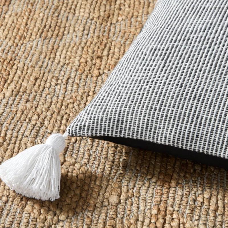 Town & Country Living TOWN & COUNTRY TERRA Alara Ribbed Texture Indoor Outdoor Decorative Pillow 20"x20"