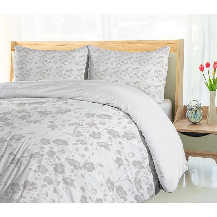 Ambesonne Traditional Floral Duvet Cover Set