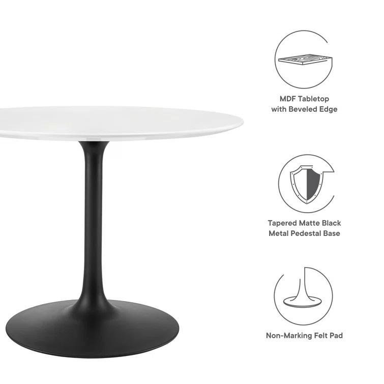 Modway Lippa Round Wood Dining Table by Modway