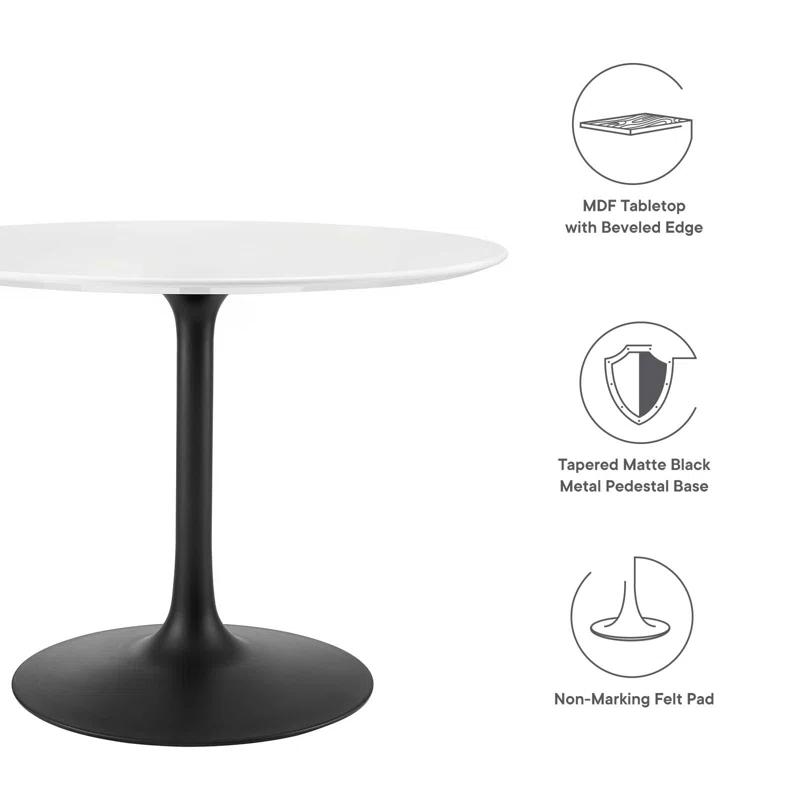 Modway Lippa Round Wood Dining Table by Modway