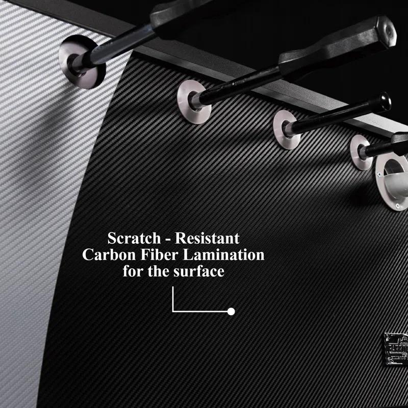 Barrington Billiards Company Barrington Billiards 58” Irvine Foosball Table, with Tabletop Sports Soccer Balls