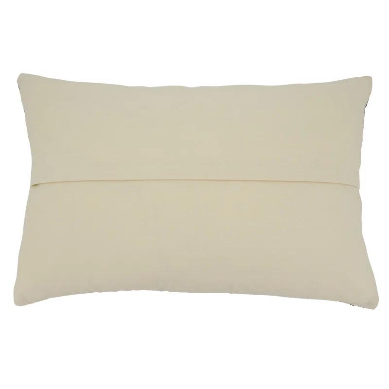 Saro Ginevra Striped Cotton Blend Pillow Cover