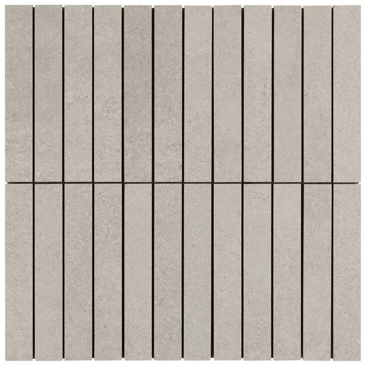 Bond Tile Monolith 11.81 In. X 11.81 In. Stacked Matte Porcelain Mosaic Floor And Wall Tile (5.76 Sq. Ft. / Case)