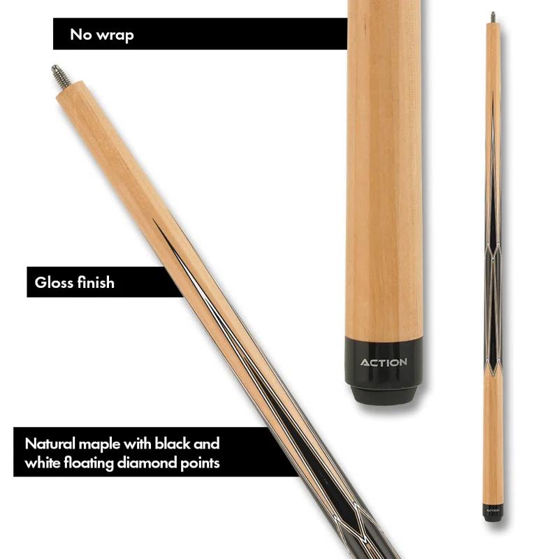 Action Action Wood Pool Cues