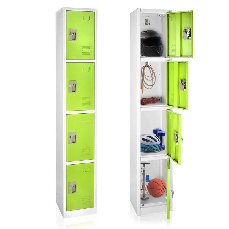 12'' Wide Steel 4-Tier School and Gym Locker