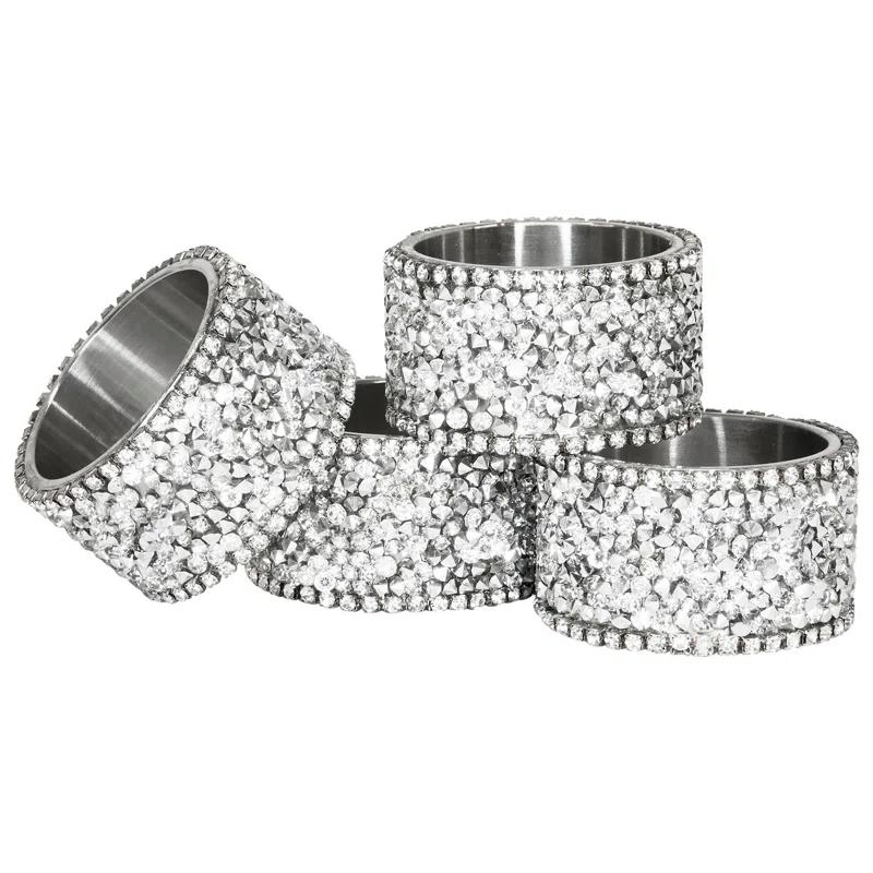 Sparkles Home Luminous Napkin Ring Set & Reviews | Wayfair
