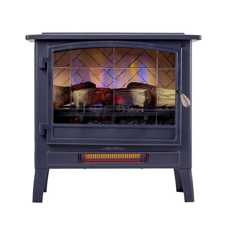 Country Living Smart Infrared Electric Fireplace Stove Heater, Alexa and Google Home Compatible