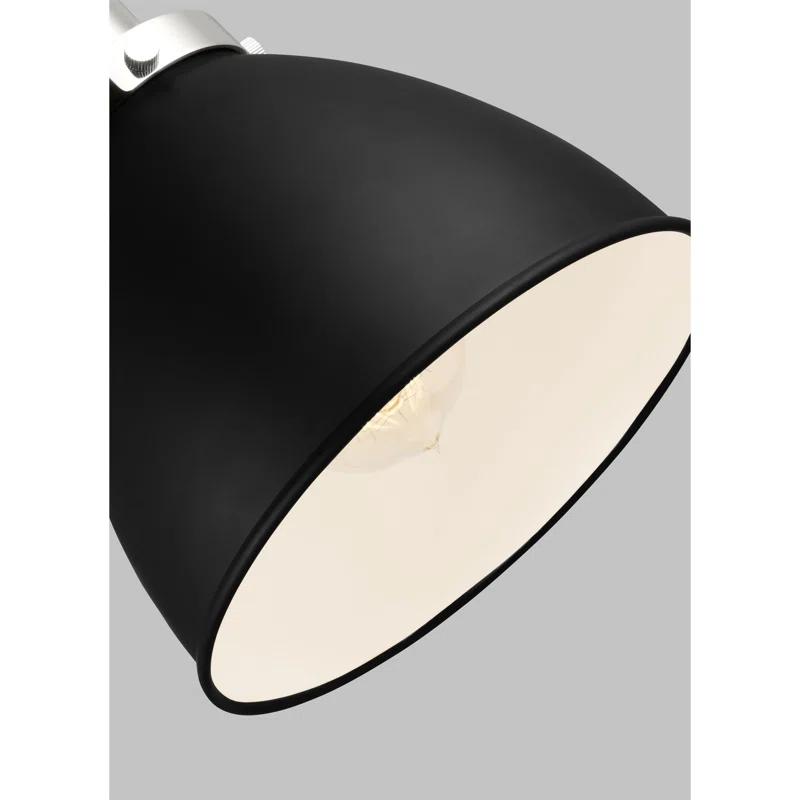 Icarus Single Light Steel Dimmable Armed Sconce