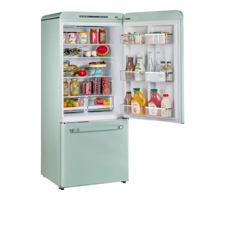 Unique Appliances Classic Retro 30" Frost-Free 17.7 cu. ft. Energy Star Certified Bottom Freezer Refrigerator UGP-510L LG AC