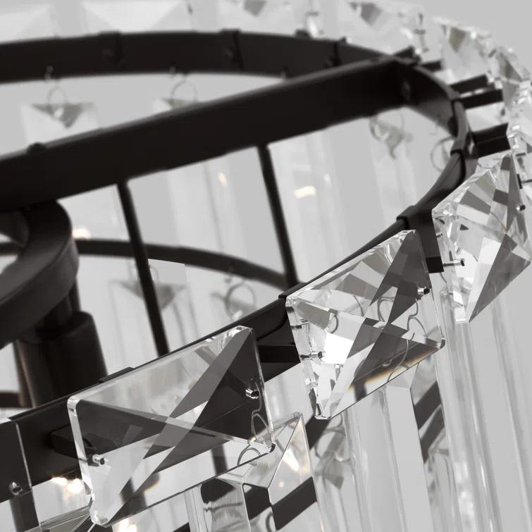 Arden 4 - Light Unique Tiered Chandelier by Chapman & Myers