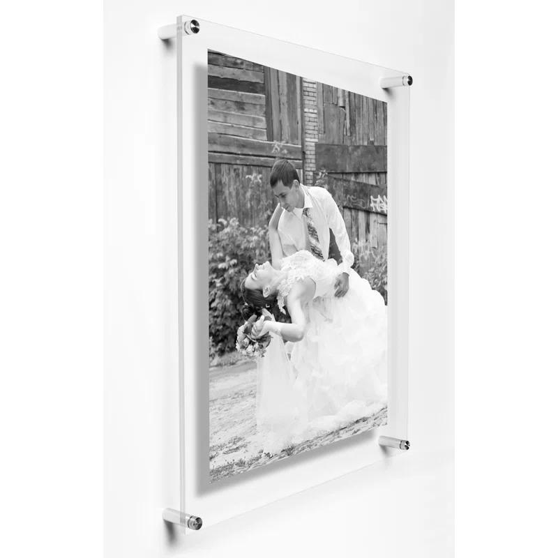 Double Panel Floating Acrylic Picture Frame