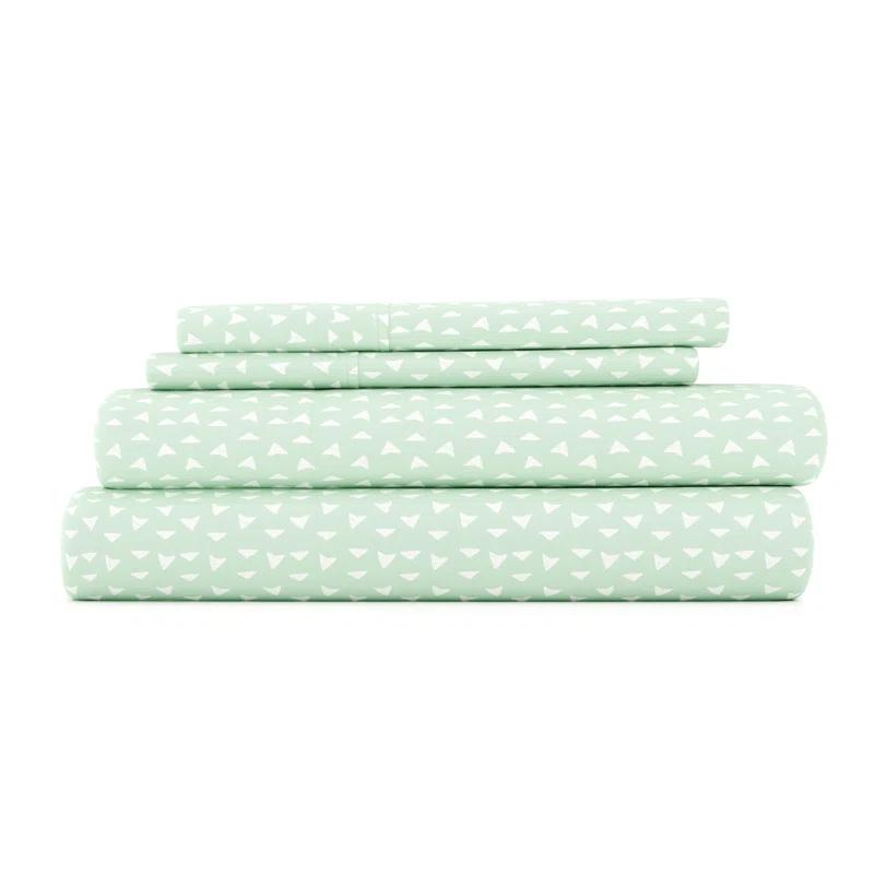 Becky Cameron Home Urban Arrows Pattern Microfiber Sheet Set