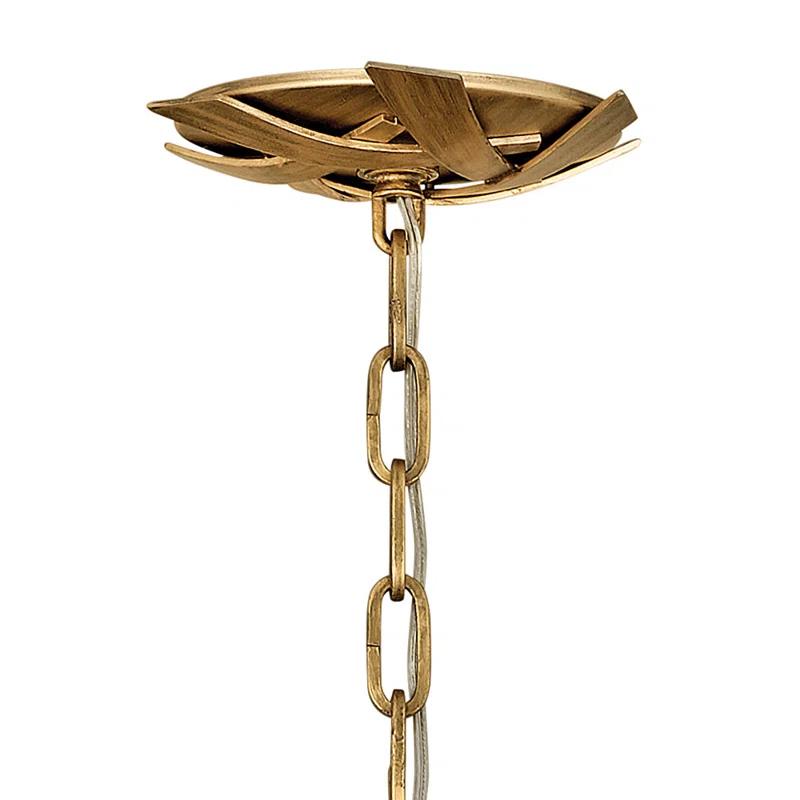 Fredrick Ramond Vida 34" Twelve-Light Two-Tier Candle Chandelier w/ Crystal Accents