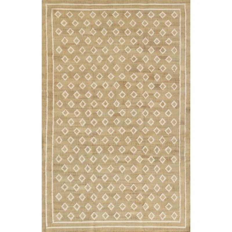 Erin Gates by Momeni Orchard Tiny Diamond Natural Hand Woven Wool and Jute Area Rug